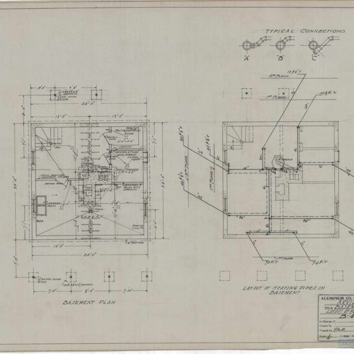 Plan intérieur maison B4