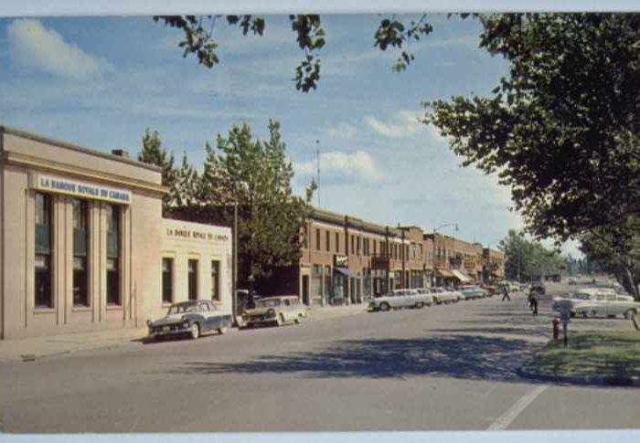 Carte postale centre-ville Arvida