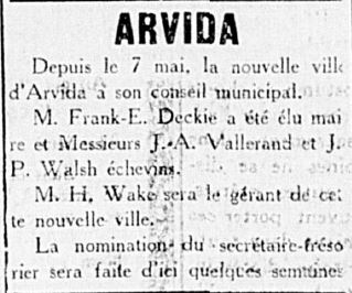 municipal incorporation Arvida 12926