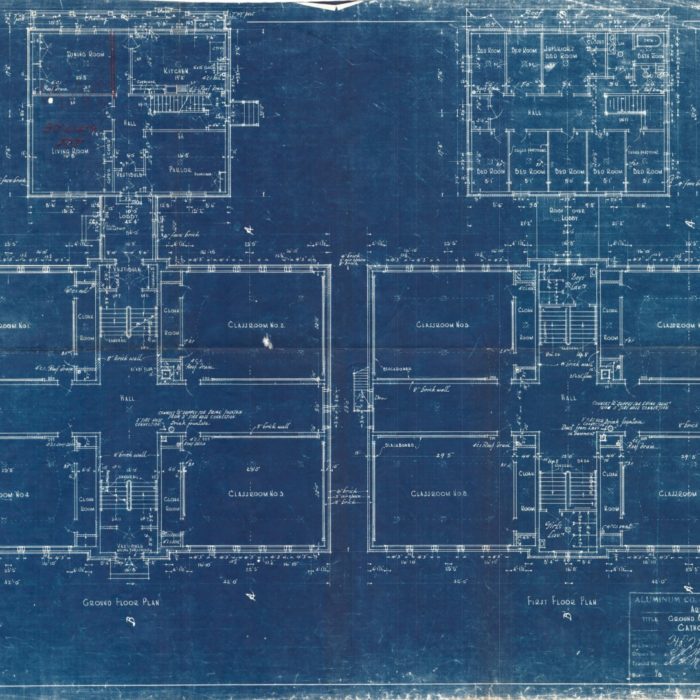 plans catholic school (Blue)