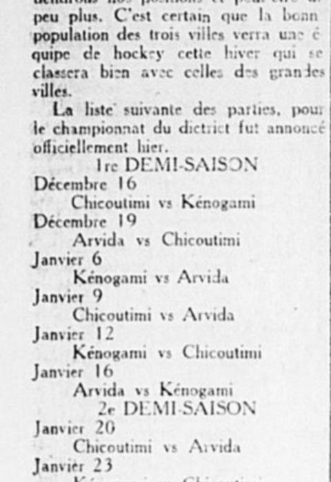 Hockey 1926